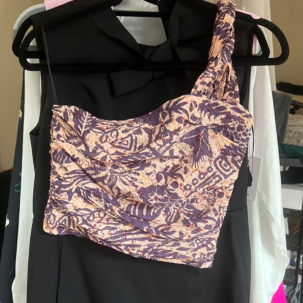 Brand New XS Zara crop and skirt set.